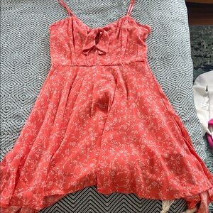 Floral Coral Sundress